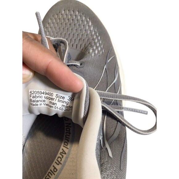 DANSKO Pace Mesh Lace Up Walking Sneaker 39 8 8.5 Lightweight Shoes Comfort Grey - Picture 8 of 8